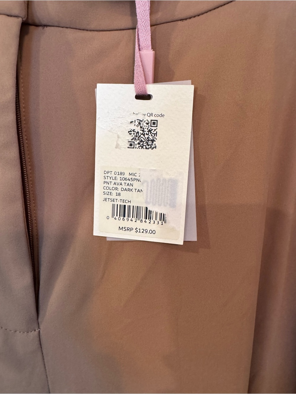 Brown Wide Leg High Rise Trousers NWT Women’s Dress Pants - Picture 3 of 11